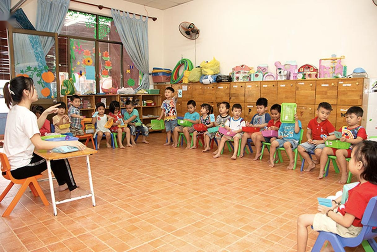 Kindergarten class at Maison Chance